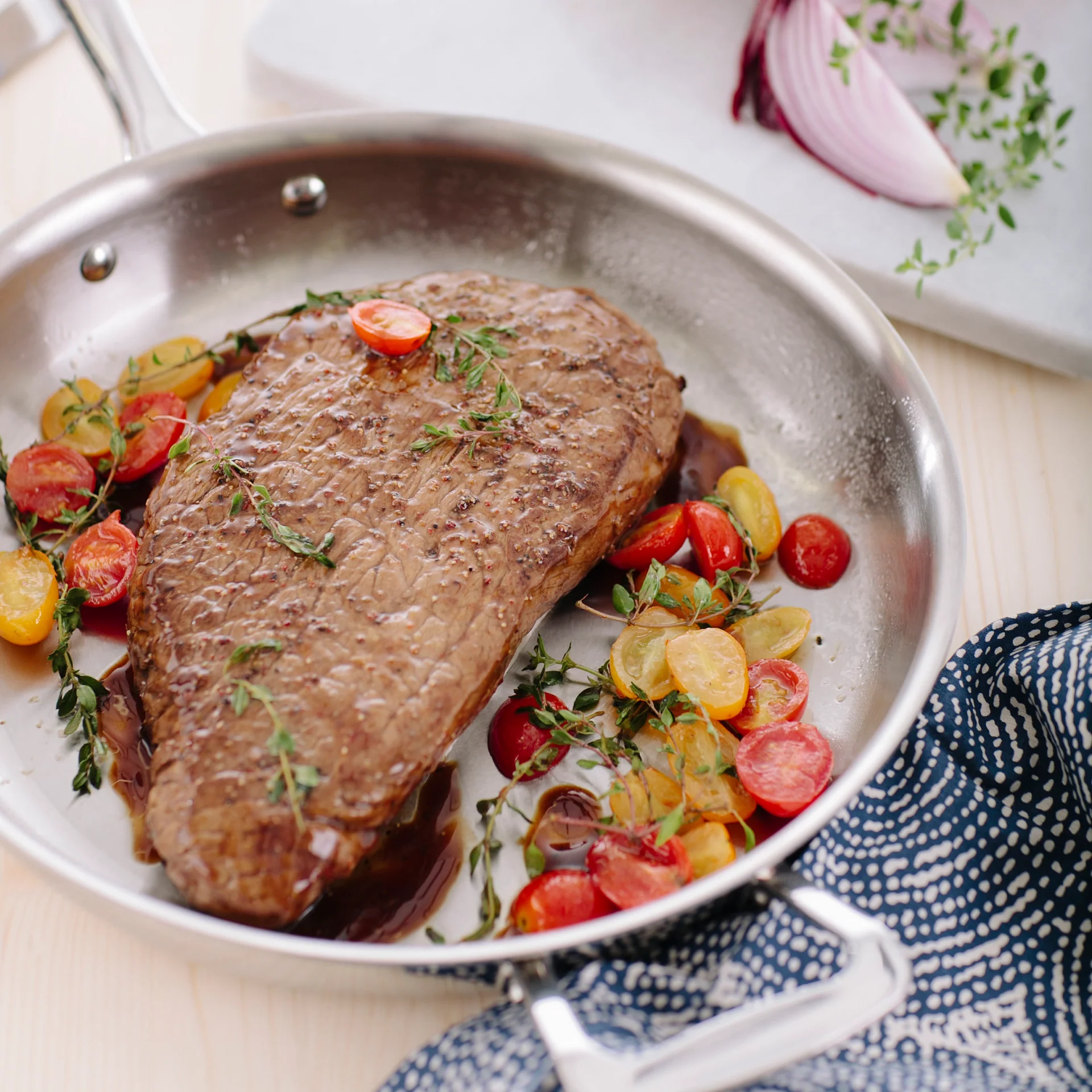360 Cookware 11.5 Inch Stainless Steel Fry Pan - Image 8