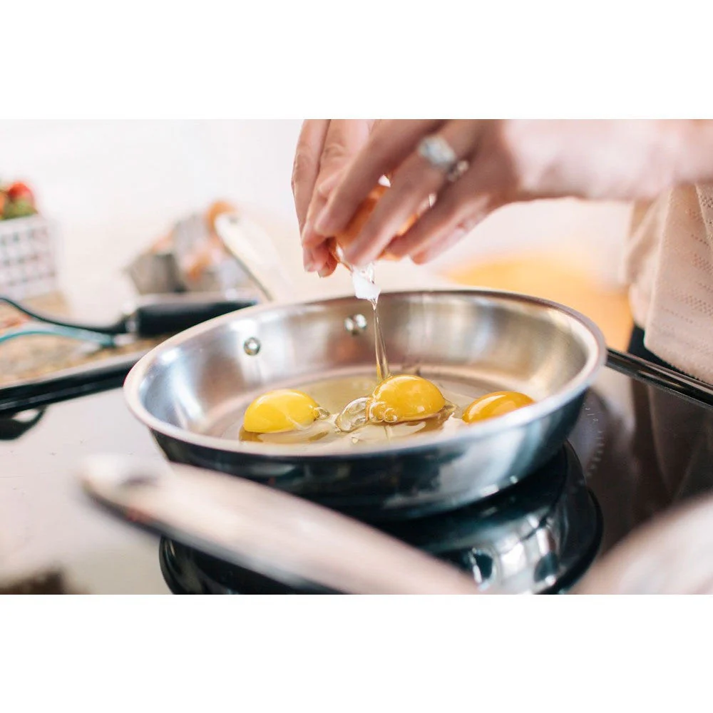 360 Cookware 8.5 Inch Stainless Steel Fry Pan - Image 6