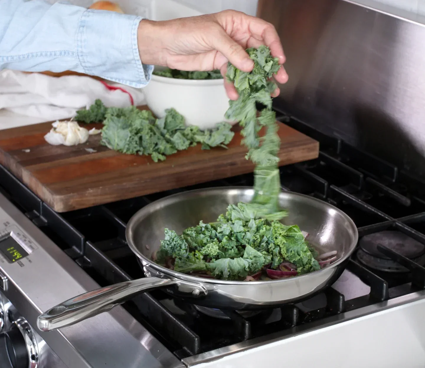 360 Cookware 8.5 Inch Stainless Steel Fry Pan - Image 7