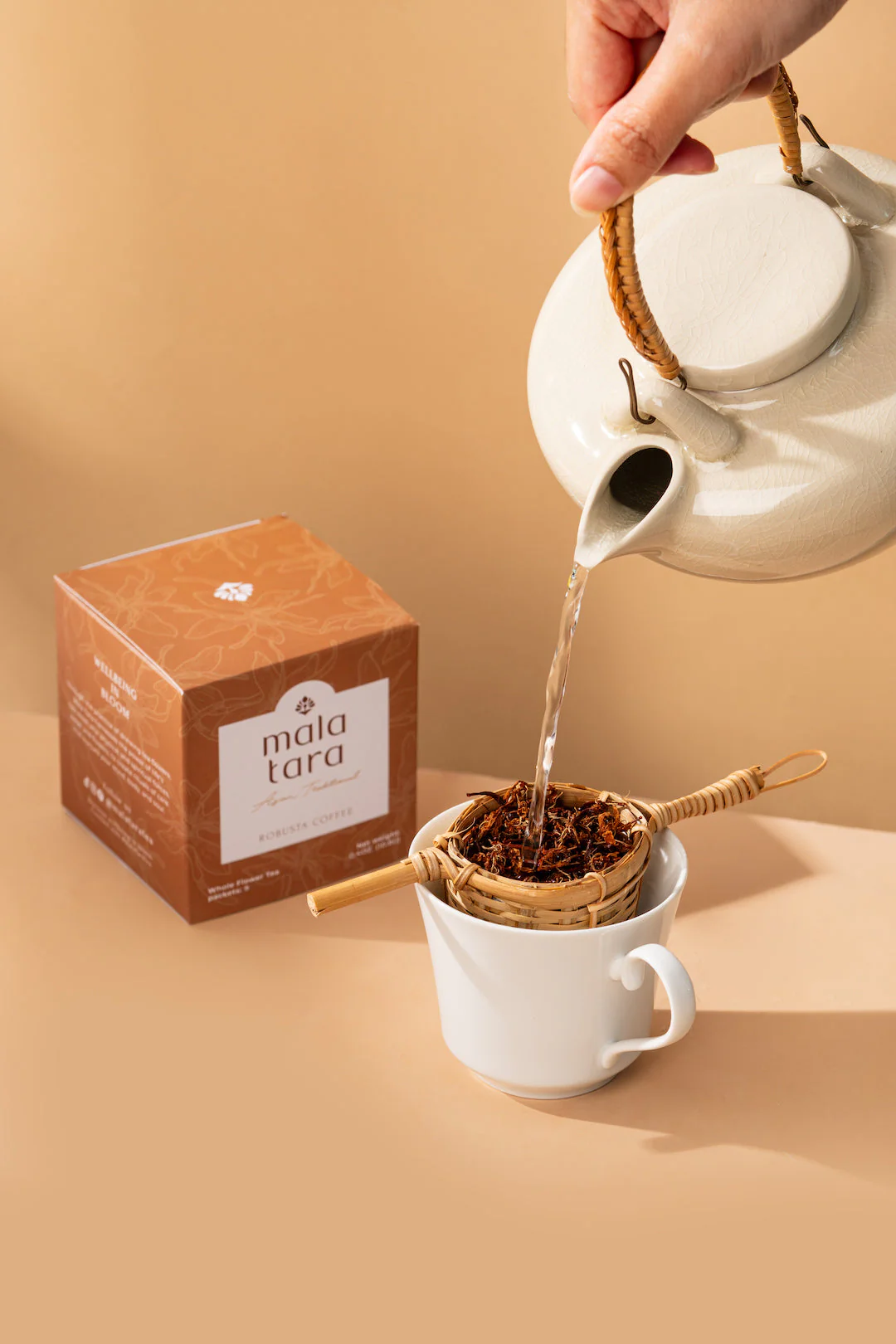 Mala Tara Bamboo Tea Strainer - Image 5
