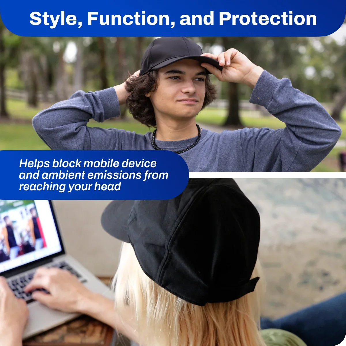DefenderShield EMF Radiation Protection Baseball Cap - Image 4
