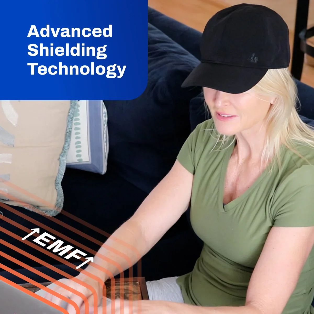 DefenderShield EMF Radiation Protection Baseball Cap - Image 5