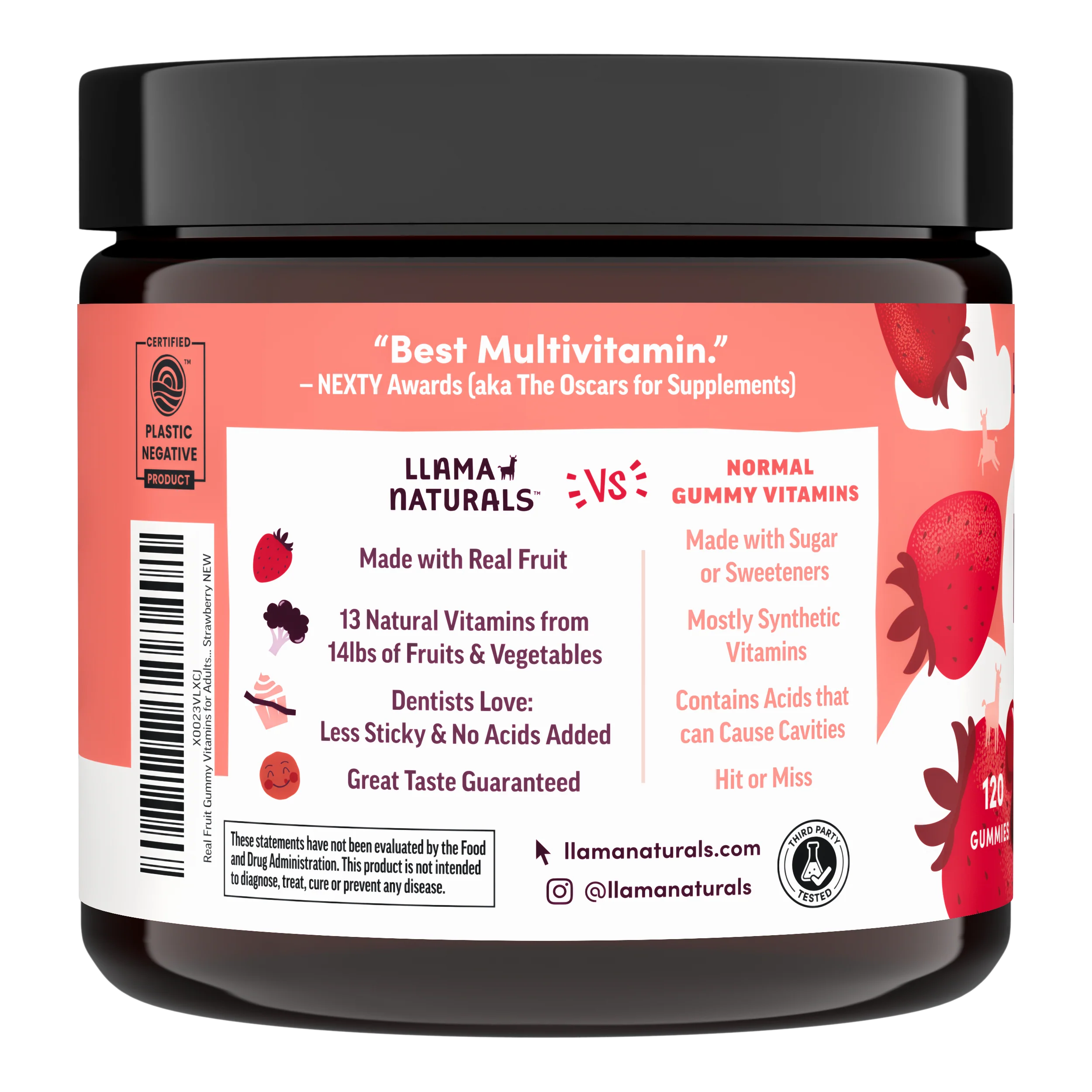 Llama Naturals Family Essentials Bundle - Adult + Kids Multi Gummies - Image 3