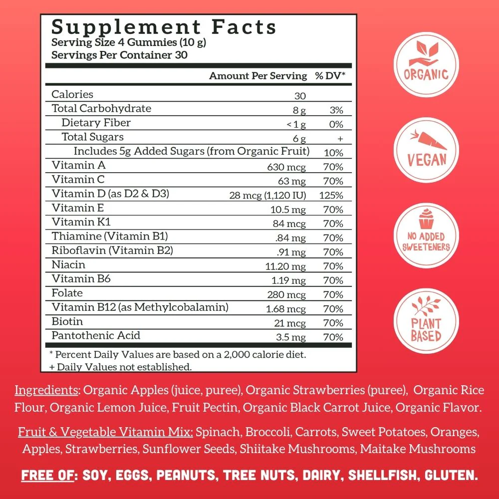 Llama Naturals Family Essentials Bundle - Adult + Kids Multi Gummies - Image 4
