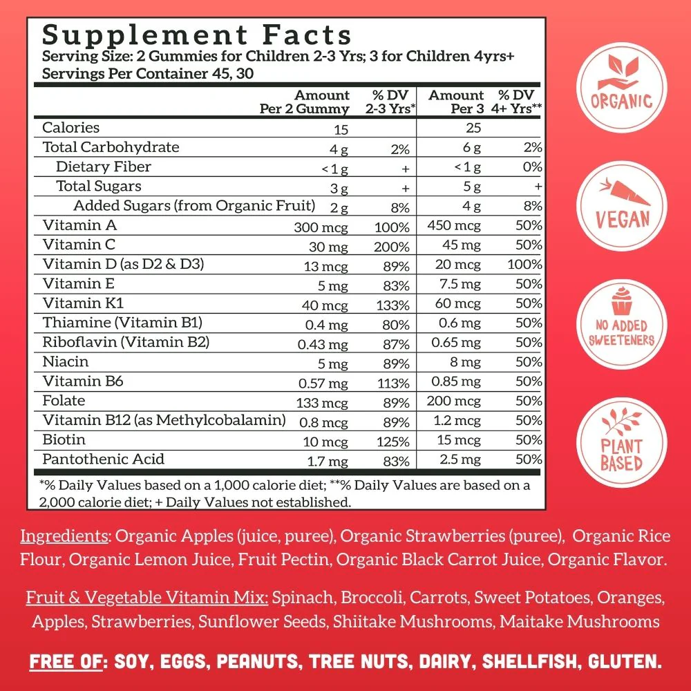 Llama Naturals Family Essentials Bundle - Adult + Kids Multi Gummies - Image 8