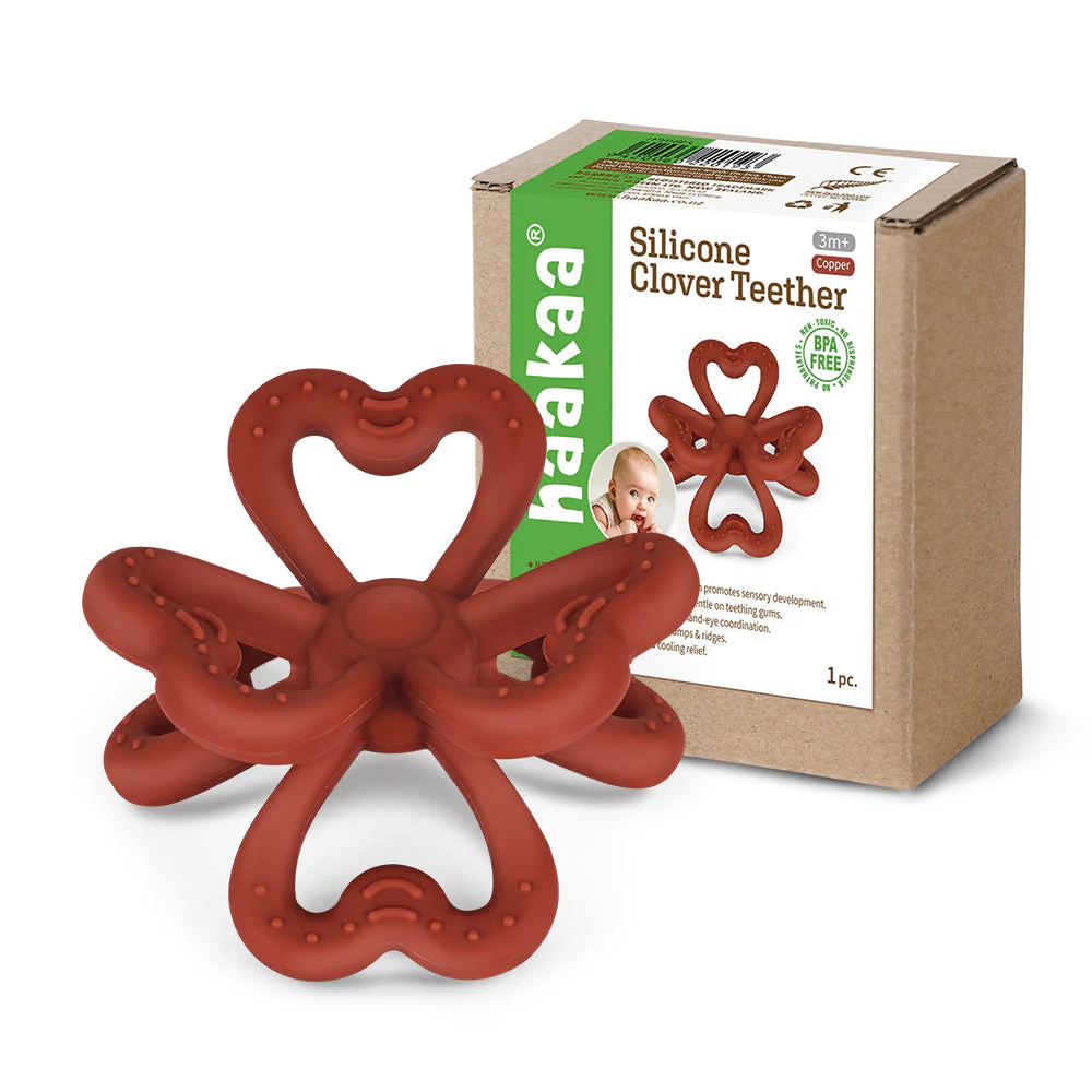 Haakaa Silicone Clover Teether 1 PK - Image 9