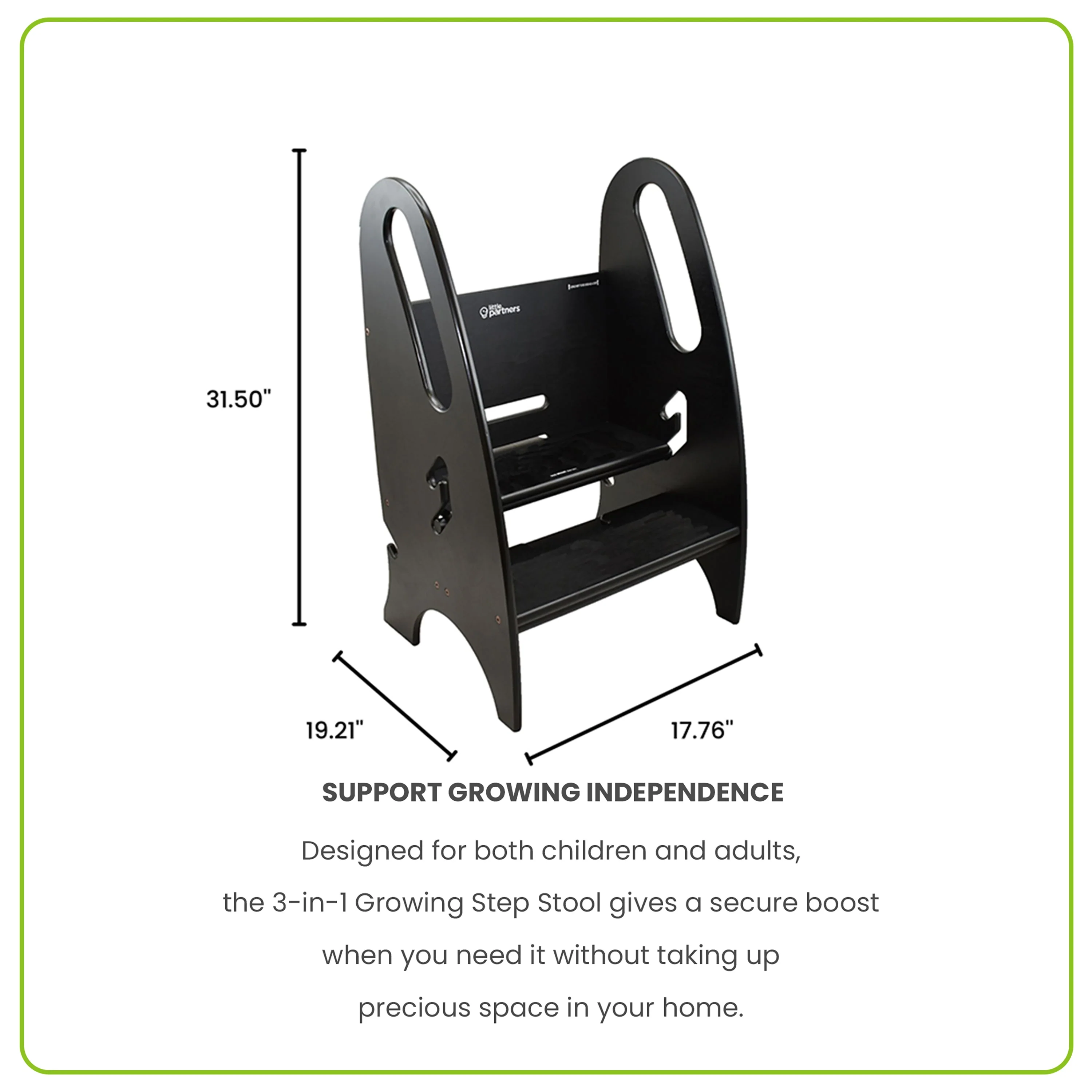 Little Partners 3-in-1 Growing Step Stool - Image 13