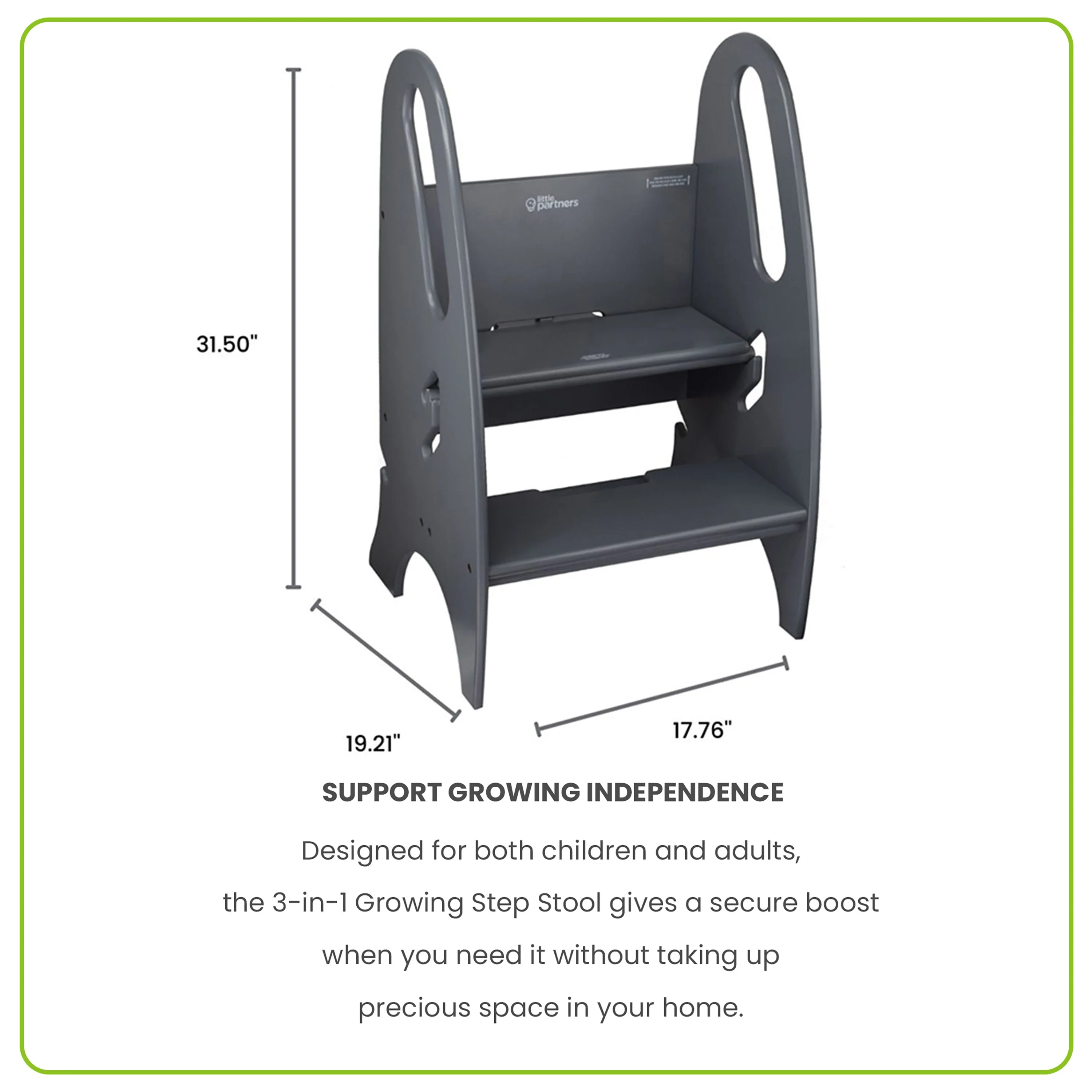 Little Partners 3-in-1 Growing Step Stool - Image 49