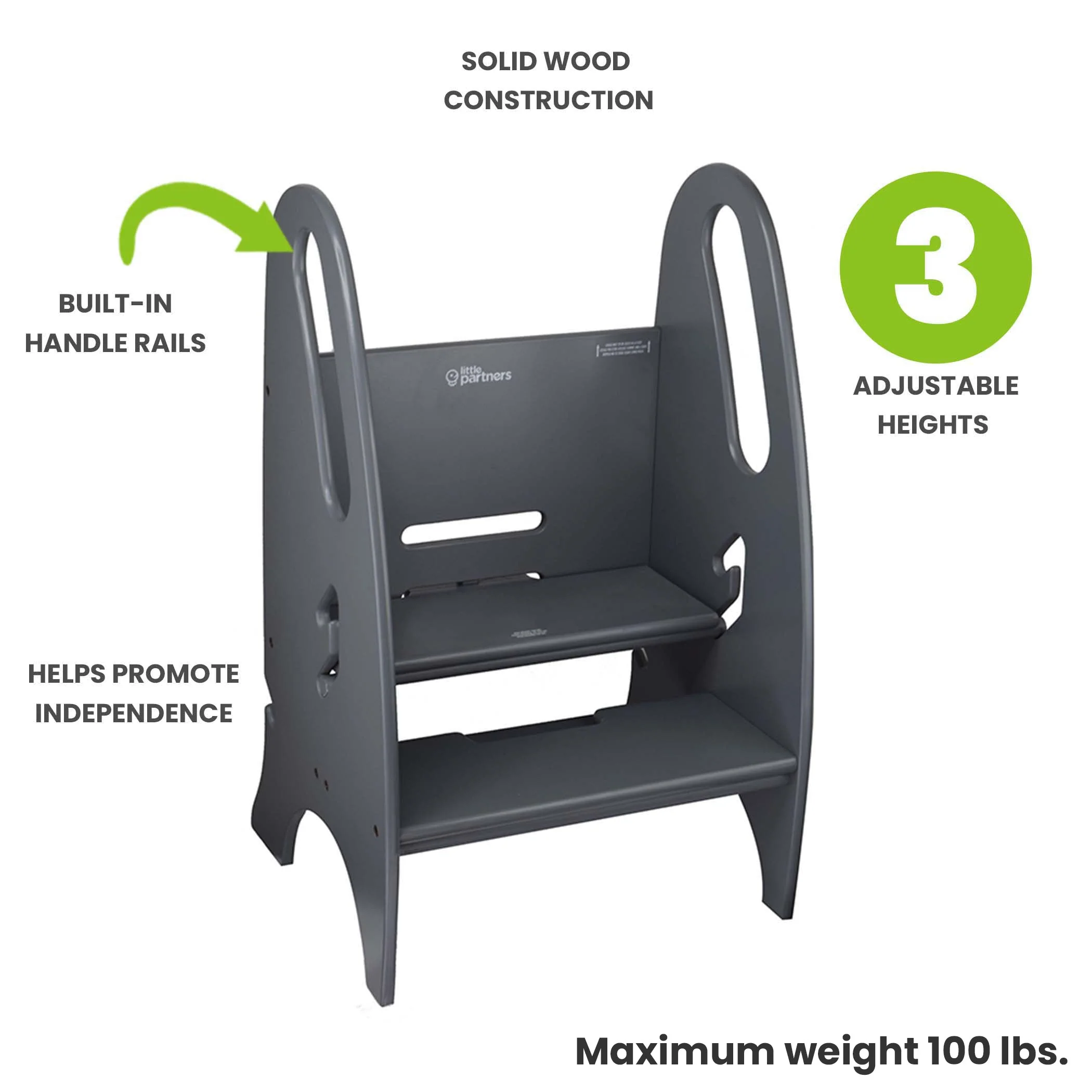 Little Partners 3-in-1 Growing Step Stool - Image 50