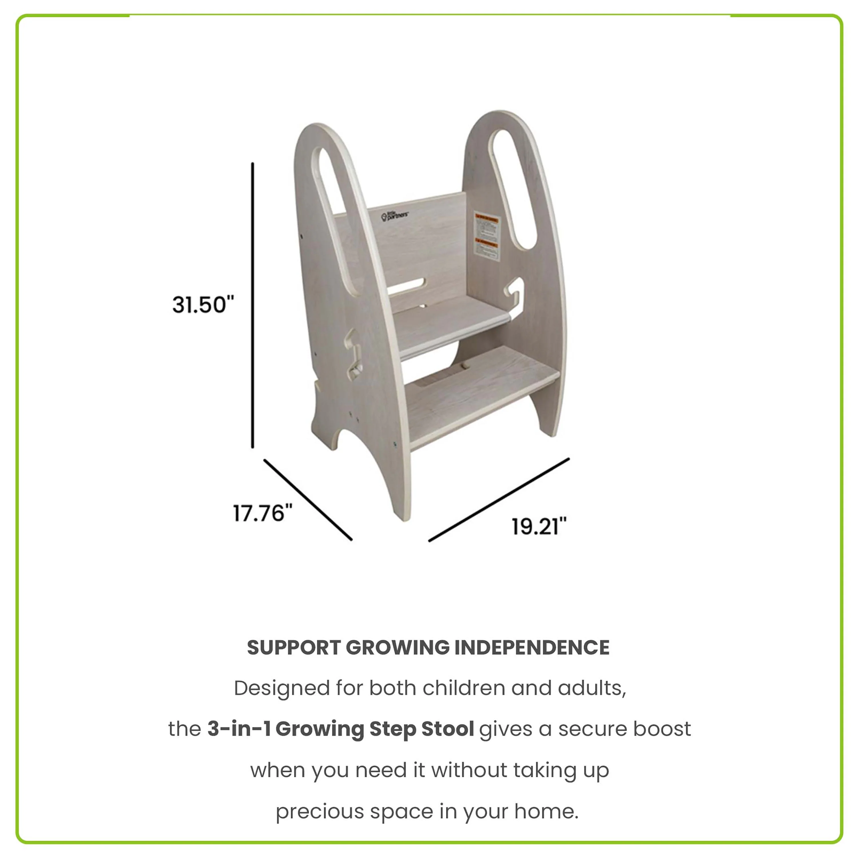 Little Partners 3-in-1 Growing Step Stool - Image 56