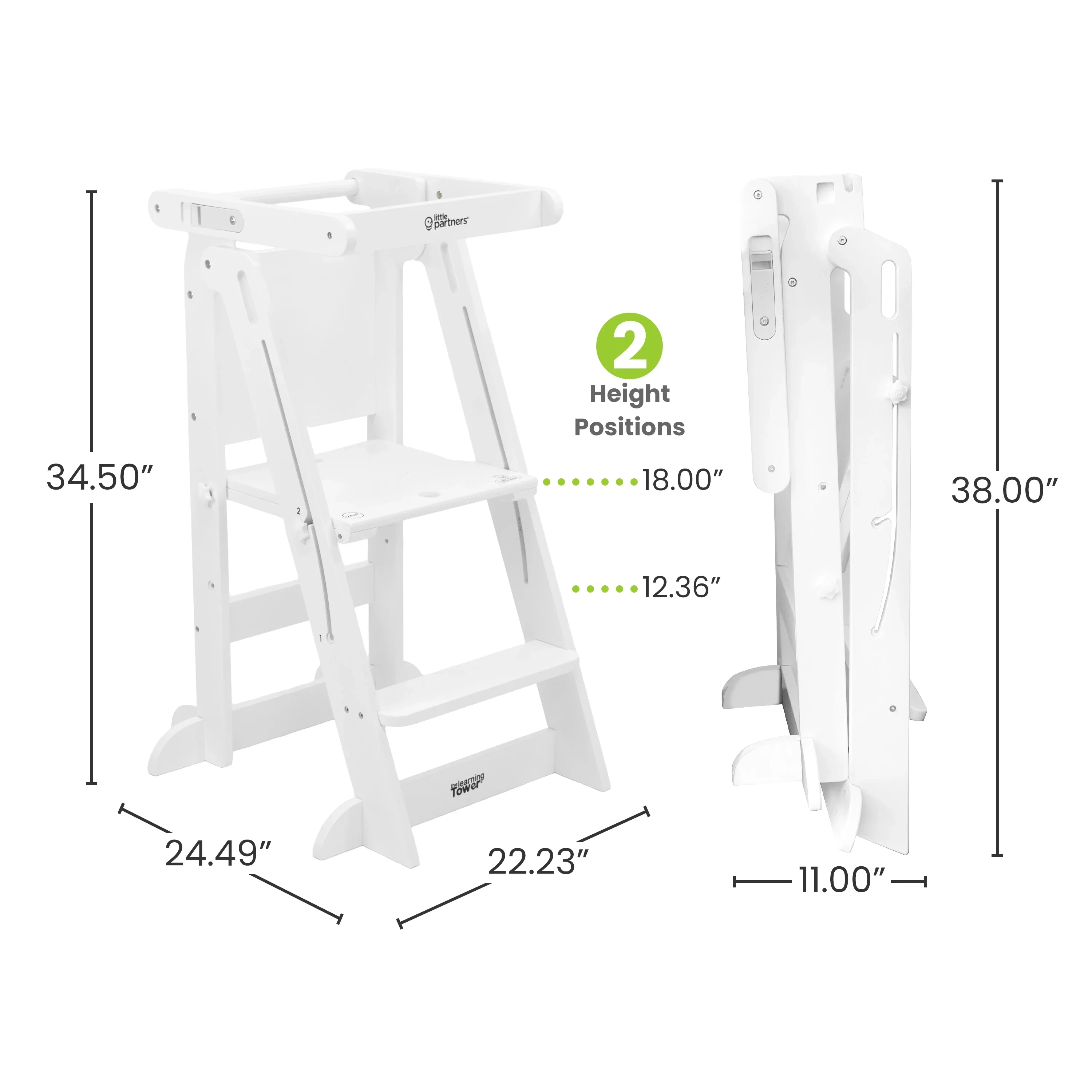 Little Partners Learn 'N Fold Learning Tower® Toddler Tower - Image 14
