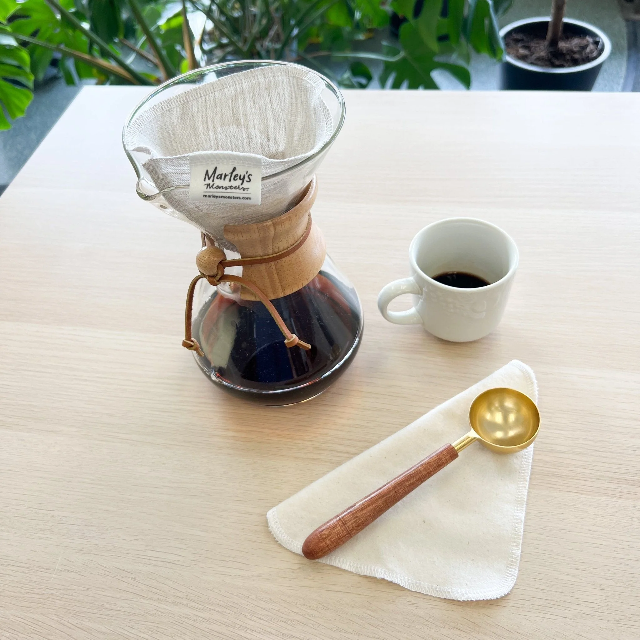 Marley's Monsters Organic Reusable Coffee Filters: Cone #4 - Image 3