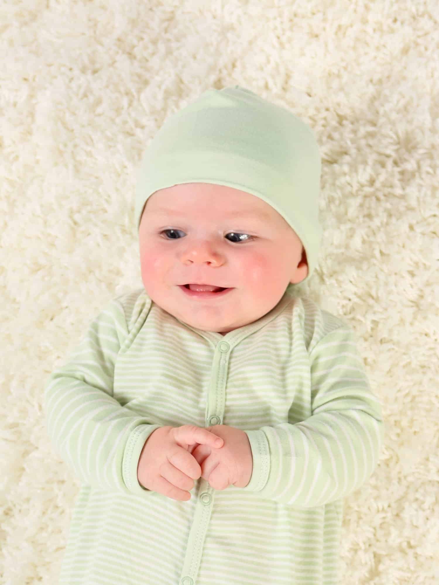 Under the Nile Organic Baby Beanie - 0-3 months - 2 Pack - Image 3