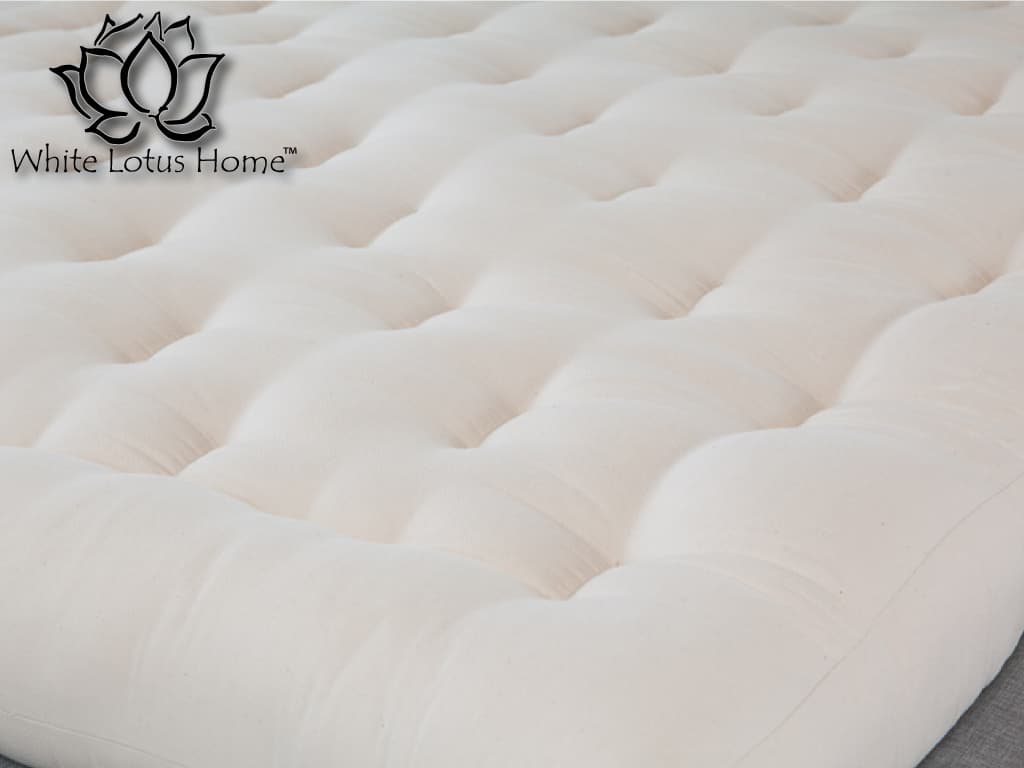 White Lotus Organic Cotton and Wool Boulder Dreamton Futon - Image 4